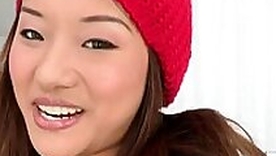 Bigcock loving asian teen facialized