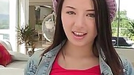 Cute cockloving teen with bigtits facialized