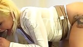 SDRAW  BLONDE LAWYER  WITH BBC Customer