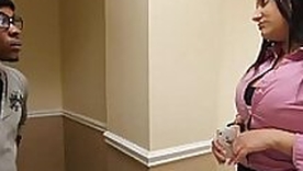 Kim Cruz Thick Latina gives BBC Blowjob in her Office