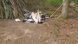 Dreister Voyeure beim nackt sonnen gefickt!!