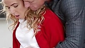 Face sprayed teen fucked