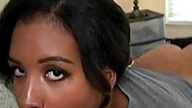 Black GF - Cute ebony teen plays with her toy