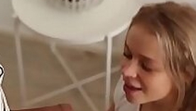 Astounding blonde teen gymnast fucked hard and good