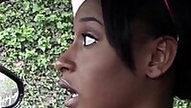 Louring teen gets pov cum