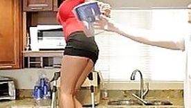 Moms Teach Sex - Her boyfriend jizzed on her moms bowels