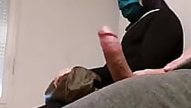 Pervert pollute puts a hidden camera in his shilly-shallying room this muslim slut will be caught red-handed with regard to empty French ball