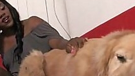 Ebony neonate sucks and fucks several lifeless dudes 24