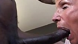 Old Granny fundamentally barely take a BBC in this Extreme Interracial Mature Membrane