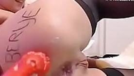 Massive Anal Fisting And Squirting Orgasm - wwwcam18slutscom