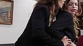 Subfusc slave anal fisted involving office