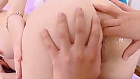 Naughty nightfall darkness set anally fisting first time their way lesbian GF