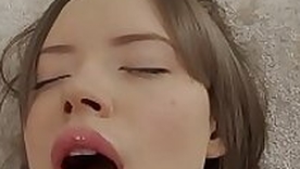 Lilliputian teenie assfucked and facialized