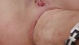 Harleen Van Hynten returns to Gonzo with rough balls deep anal DAP Insane fisting  first maturity pissing SZ2460