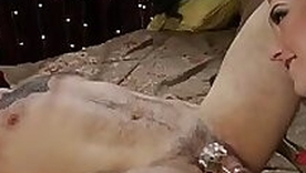 Dude with chastity got anal fisted femdom