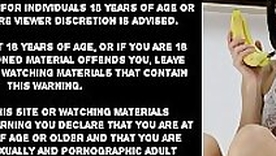 Fist fuck banana infraction Hotkinkyjo