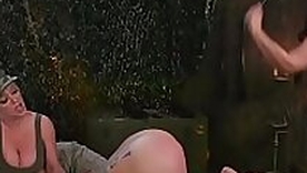 Slave brigand anal fisted in lezdom