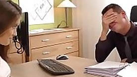 Office chick gets pounded in hardcore fashion