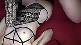 Somegirth Stuffing the Tiny Petite Skinny Blonde with Big Thick Cock Makes Her Moan and Cum and Fuck Him Back