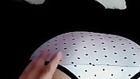 Young girl whit cute panties and pussy wearing stockings