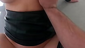 Fucking On The Kitchen Bench After Work - CREAMPIE POV