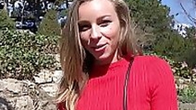 GERMAN SCOUT - Skinny College Teen Emily Seduce to Fuck