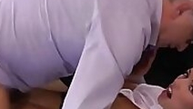 Teen rides old ball up