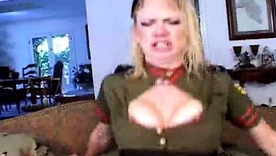 Hayley Rivers' tight butt gets drilled in steamy army-themed demeanour