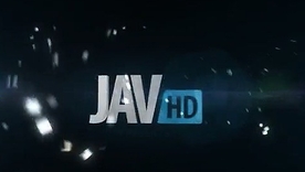 Hairy Japanese teen Mai Shirosaki in a wild threesome