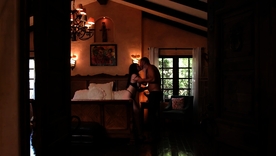 Curvy brunette milf gets filled by Danny Mountain in hardcore video