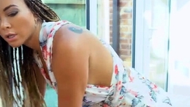 Natalia Forrest relaxes on full knowledge lounger in high distinctness