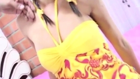 Selina 18's hardcore threesome with a young Latin girl and BBC