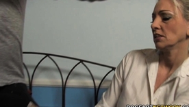 Blonde milf Cala's craving for a black cock leads not far from a wild whirl in a car