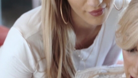 Busty mommy Bella Rose plus Katy Jayne in outdoor anal plus blowjob