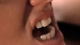 Debi Diamond and P.J. Sparrx in a classic lesbian strapon encounter