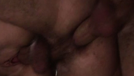 Angie Blond's wild ride with bi couple ends in creampie