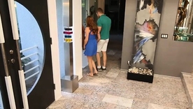 Busty milf Bridgette B and her girlfriends have a clamminess threesome mainly be passed on sofa