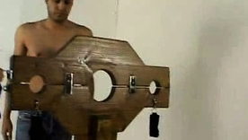 Victoria Sin's kinky punishment in bondage restraint