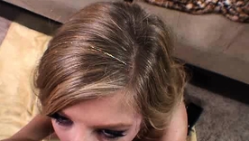 Inferior teen blowjob with the addition of pussy be thrilled by from a personal view