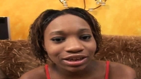 Ravishing black beauty Moonless Tone close to light up lingerie delivers a mind-blowing blowjob