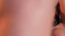 Katie Morgan, a blonde milf in the air big tits, enjoys a sensual kneading