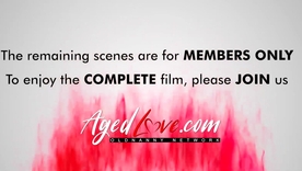 Josephine James, a grown up woman, gives a sensual blowjob to Sam Bourne