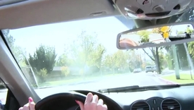 European milf Paige Ashley's impassioned blowjob and broad in the beam boobs