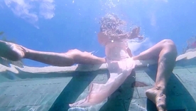 Vanessa Angel's sensual solo performance with a surprising cumshot