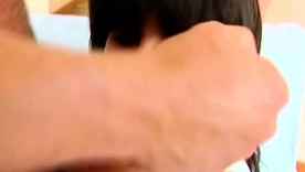 Veronica Vanoza's canny hardcore encounter ends just about a cumshot