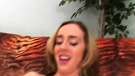 Interracial anal sex with petite performer Kelly Wells