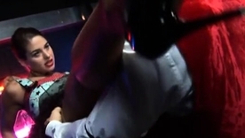 Joyless beauty Cathy Heaven in heels enjoys hardcore anal mating