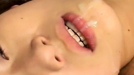 Juri Wakatsuki's Asian beauty enjoys a hardcore cum swallow