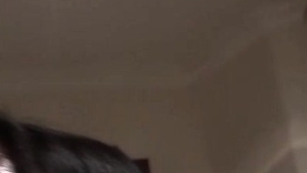 Inexpert raven beauty gives a sensual blowjob to a big dick in a homemade video