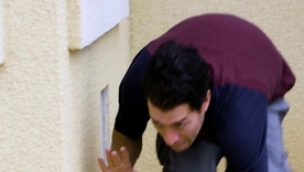 Eva Lovia in steamy shower scene with married woman's attractive breast-feed